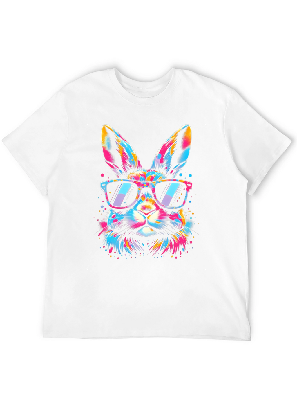Cool Neon Bunny T-Shirt - Easter Vibes
