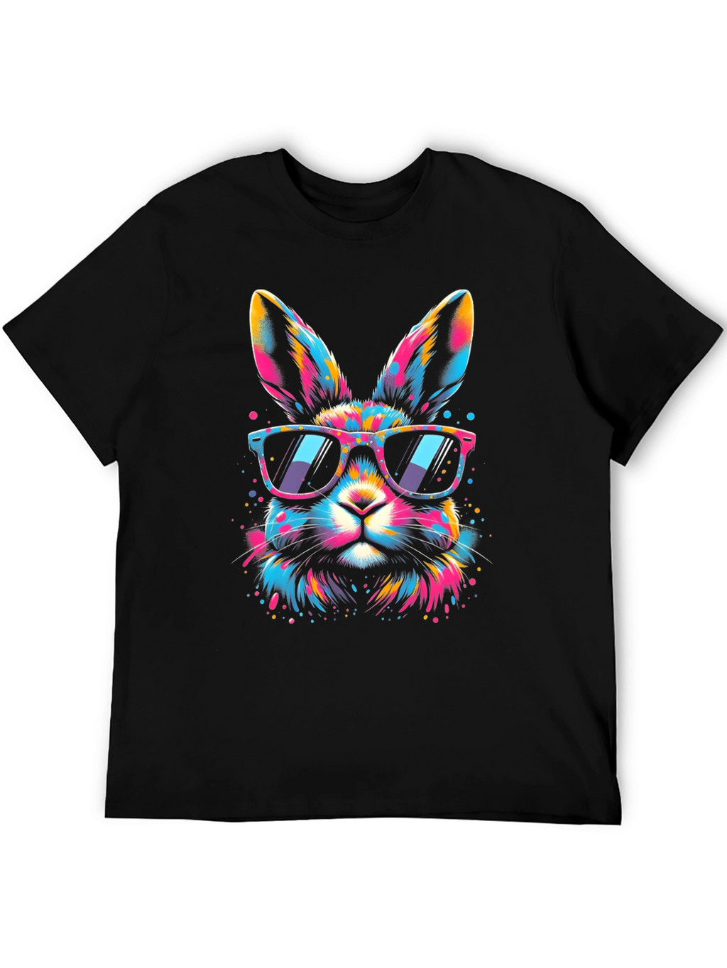 Cool Neon Bunny T-Shirt - Easter Vibes