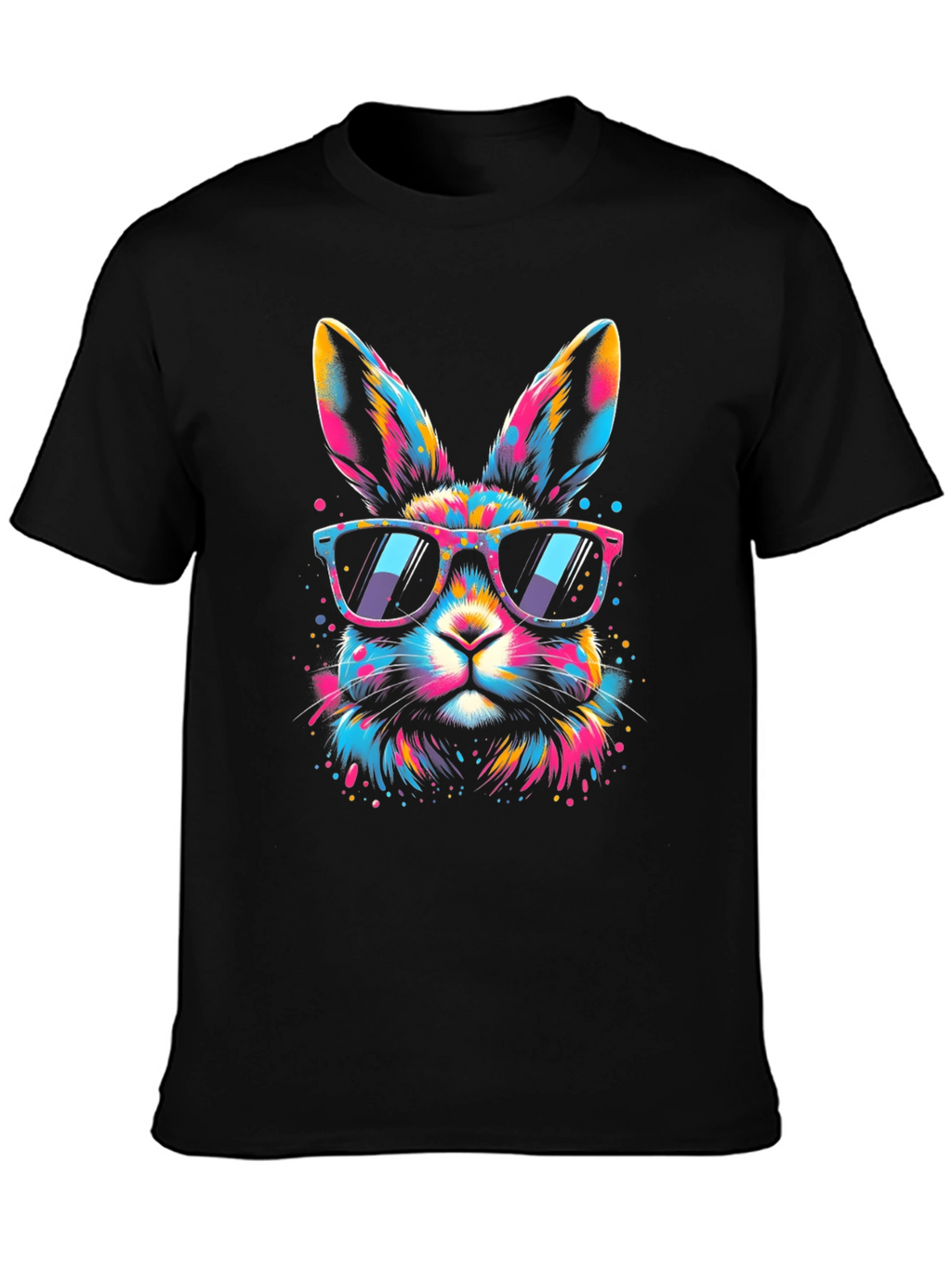 Cool Neon Bunny T-Shirt - Easter Vibes