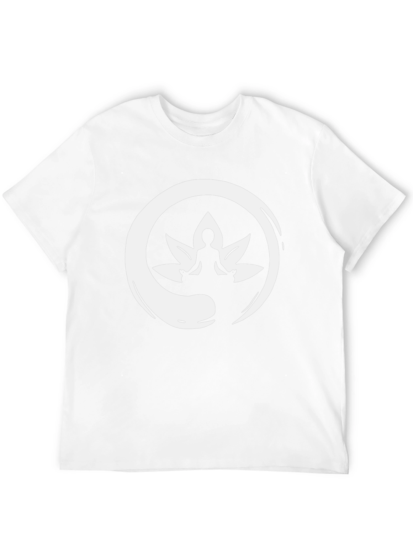 Zen Meditation Lotus T-Shirt - Black