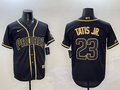 Men's San Diego Padres Fernando Tatis Jr. #23 Black Player Stitched Jerseys