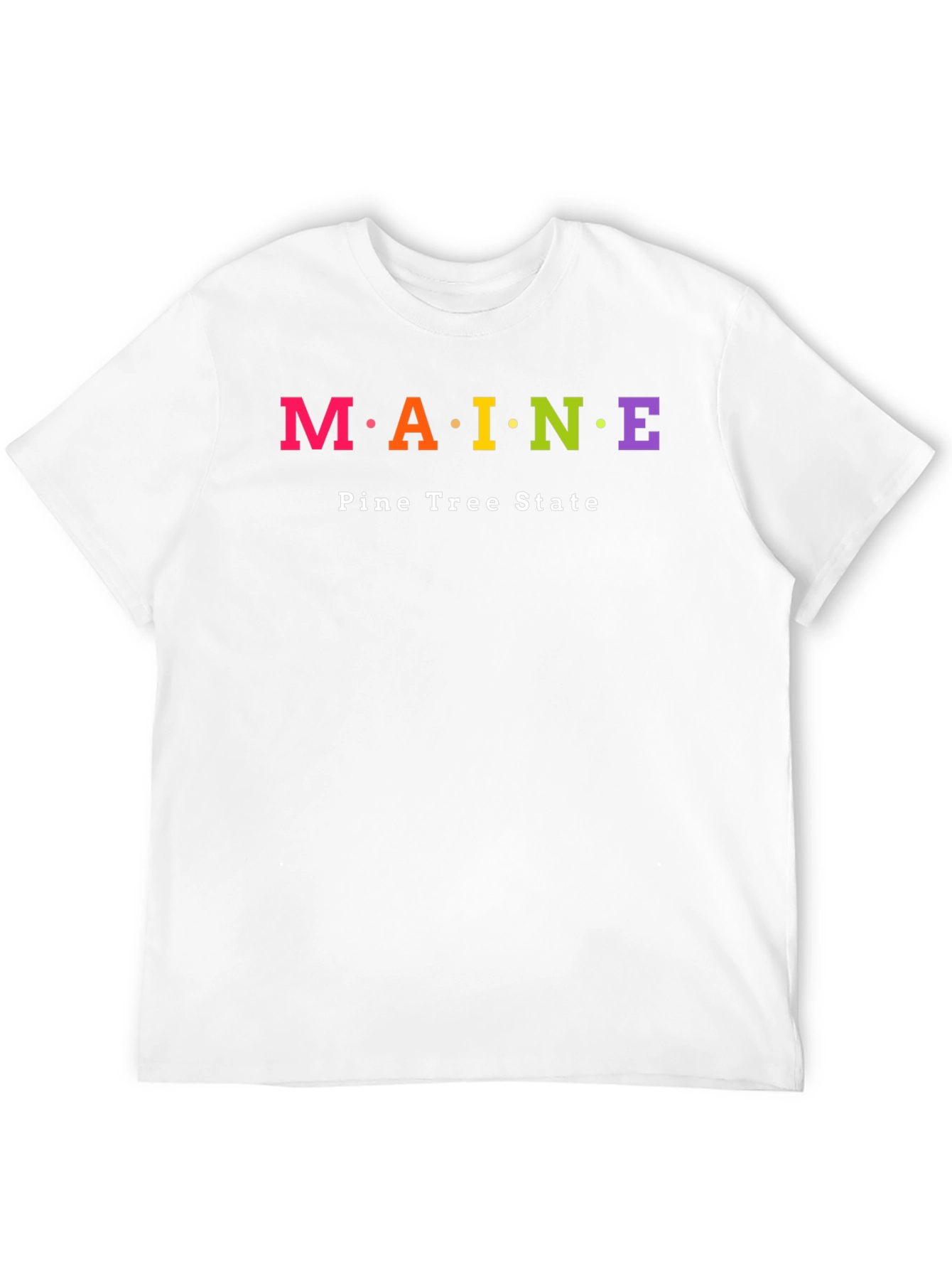 Maine Pine Tree State Novelty T-Shirt
