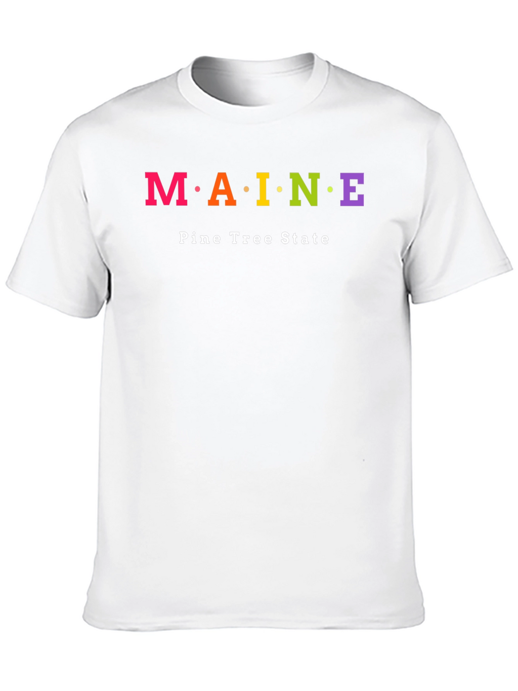 Maine Pine Tree State Novelty T-Shirt