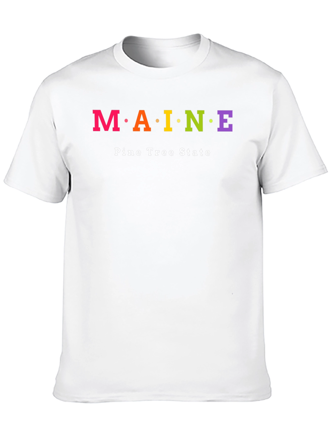 Maine Pine Tree State Novelty T-Shirt