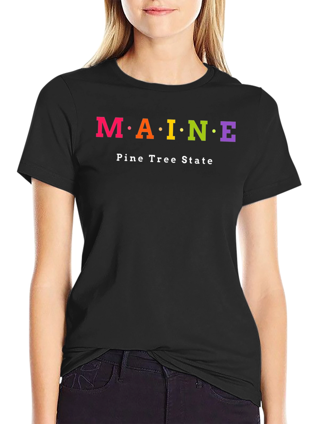 Maine Pine Tree State Novelty T-Shirt