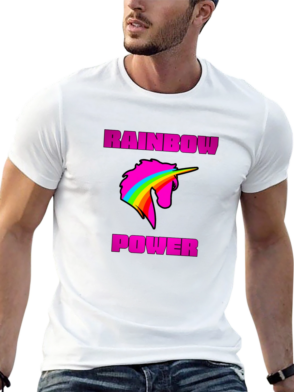 Rainbow Unicorn Power T-Shirt
