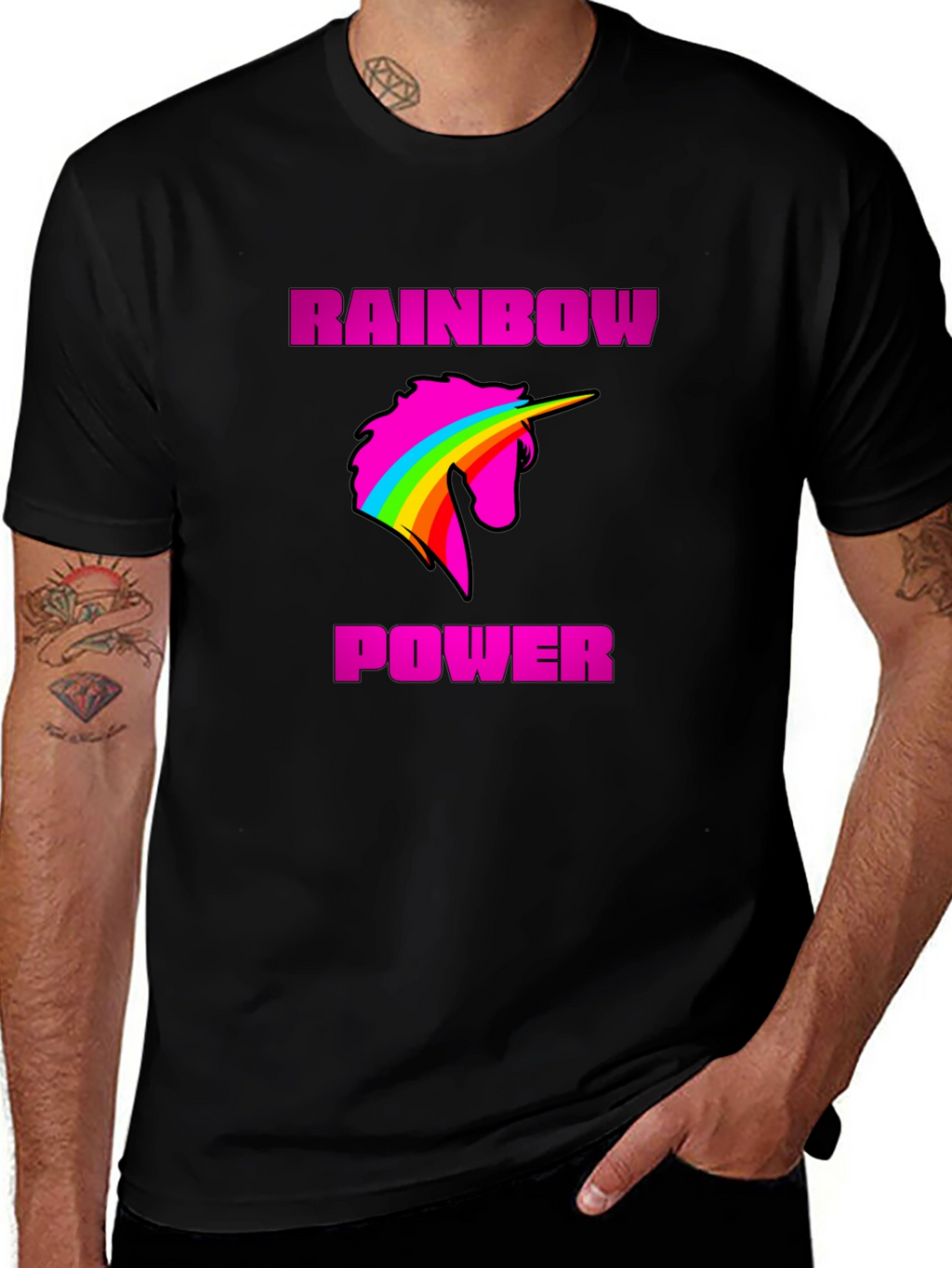 Rainbow Unicorn Power T-Shirt