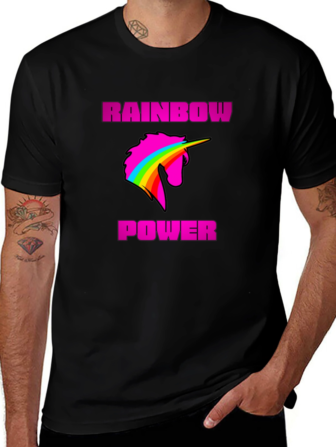 Rainbow Unicorn Power T-Shirt