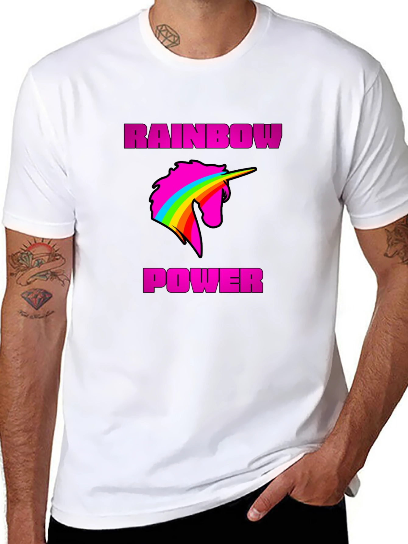 Rainbow Unicorn Power T-Shirt