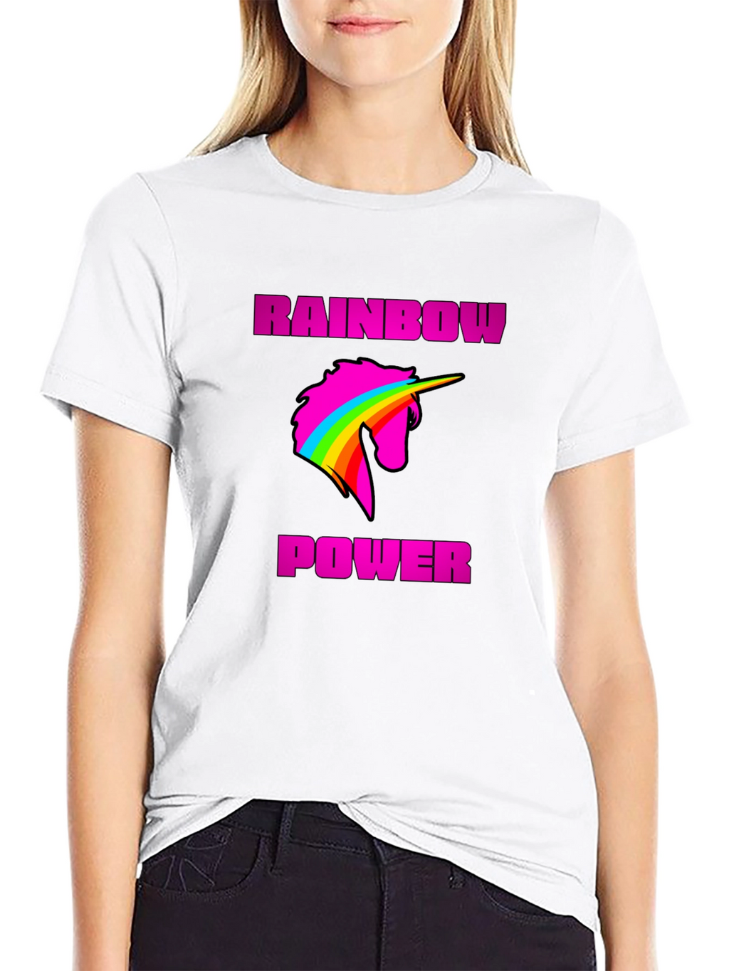Rainbow Unicorn Power T-Shirt