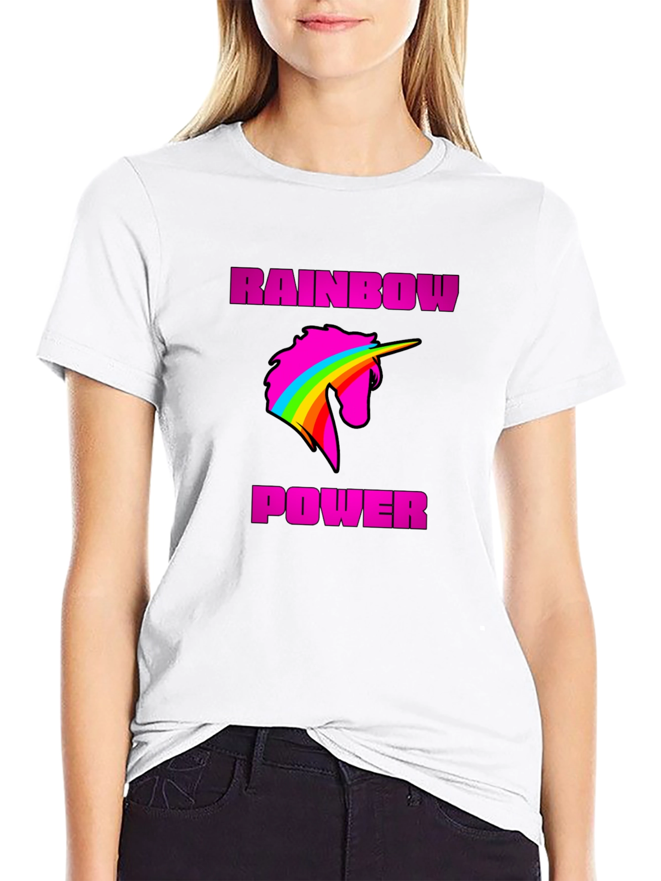 Rainbow Unicorn Power T-Shirt