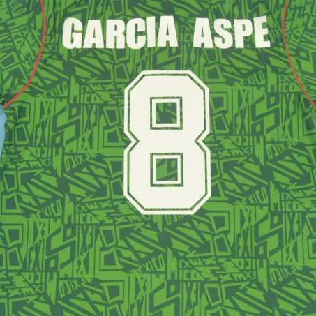 1994 Mexico Home Retro Soccer Jersey Detail 4