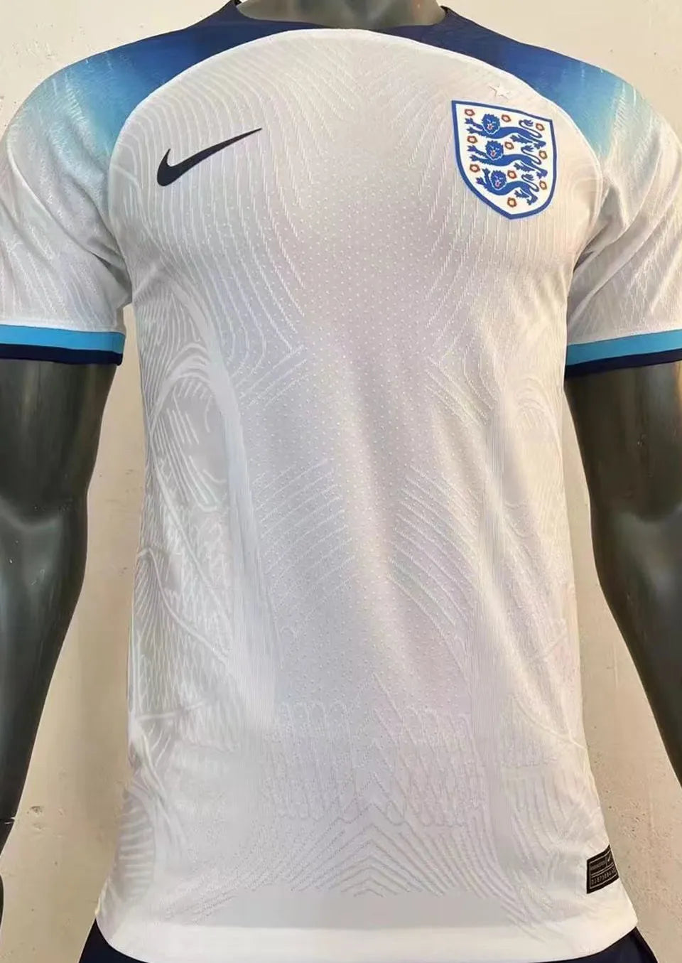2022/23 England Home White Player Version Soccer Jersey Front