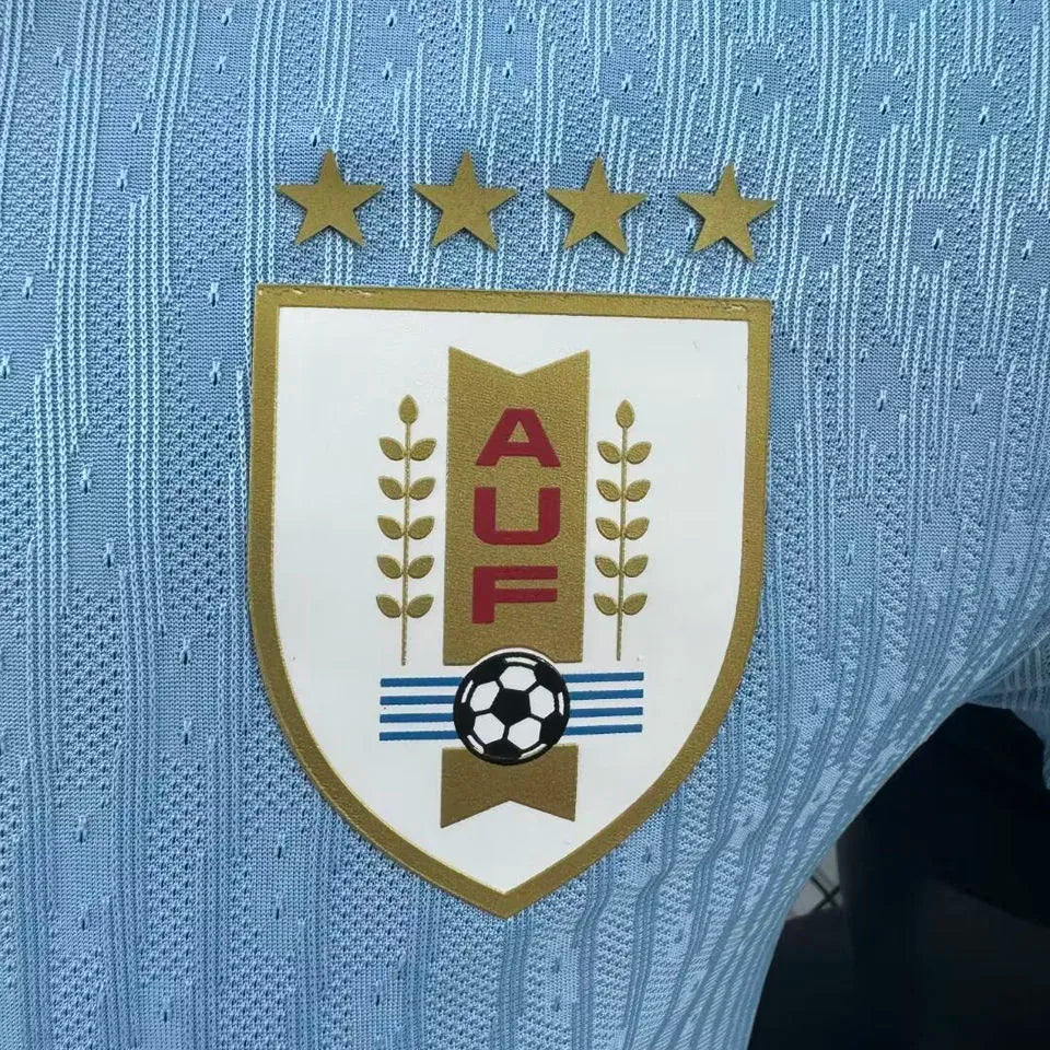 2024/25 Uruguay Home Blue Playe Version Jersey 乌拉圭 Detail 3