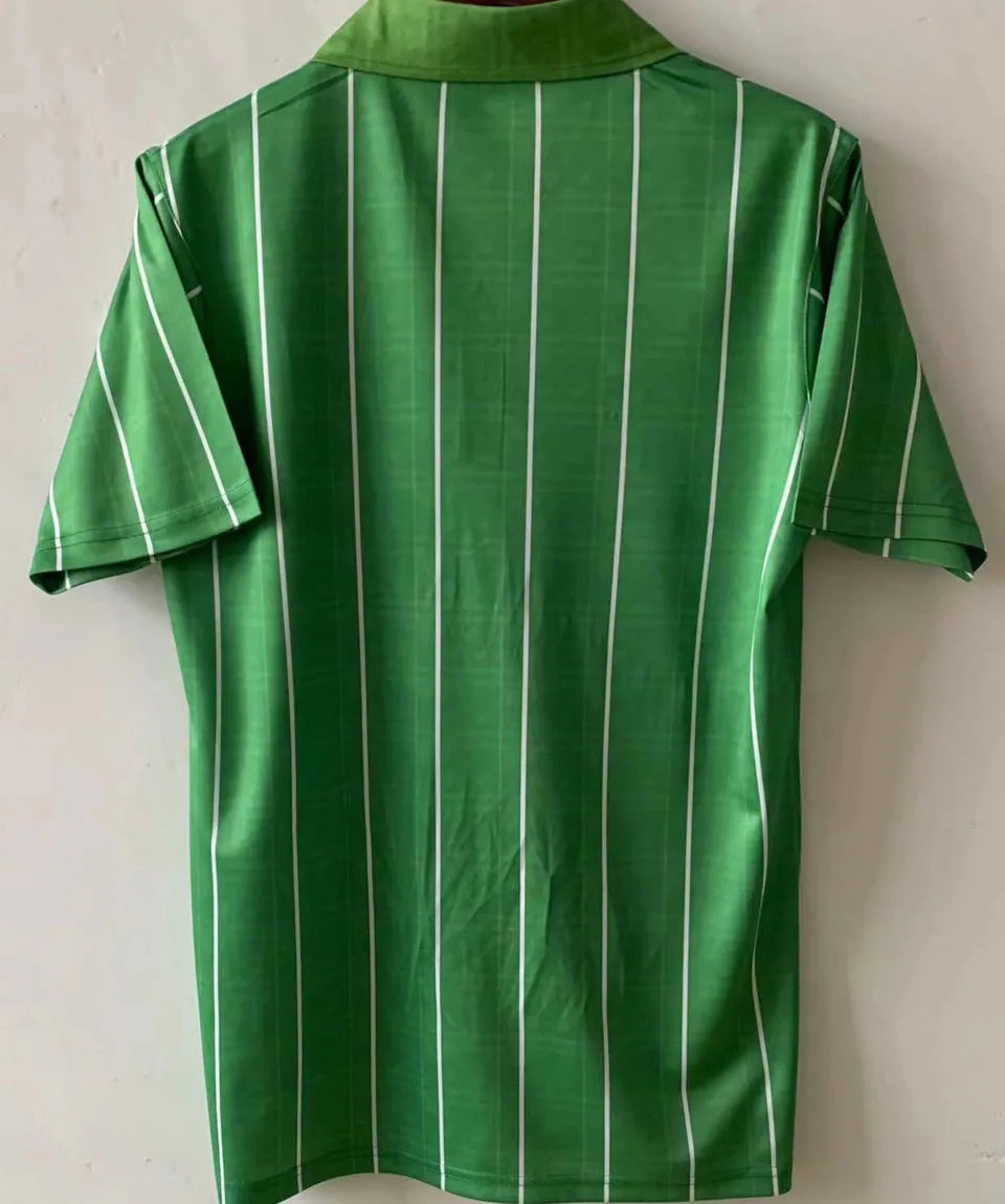 1992/94 North Ireland Home Green Retro Soccer Jersey Back