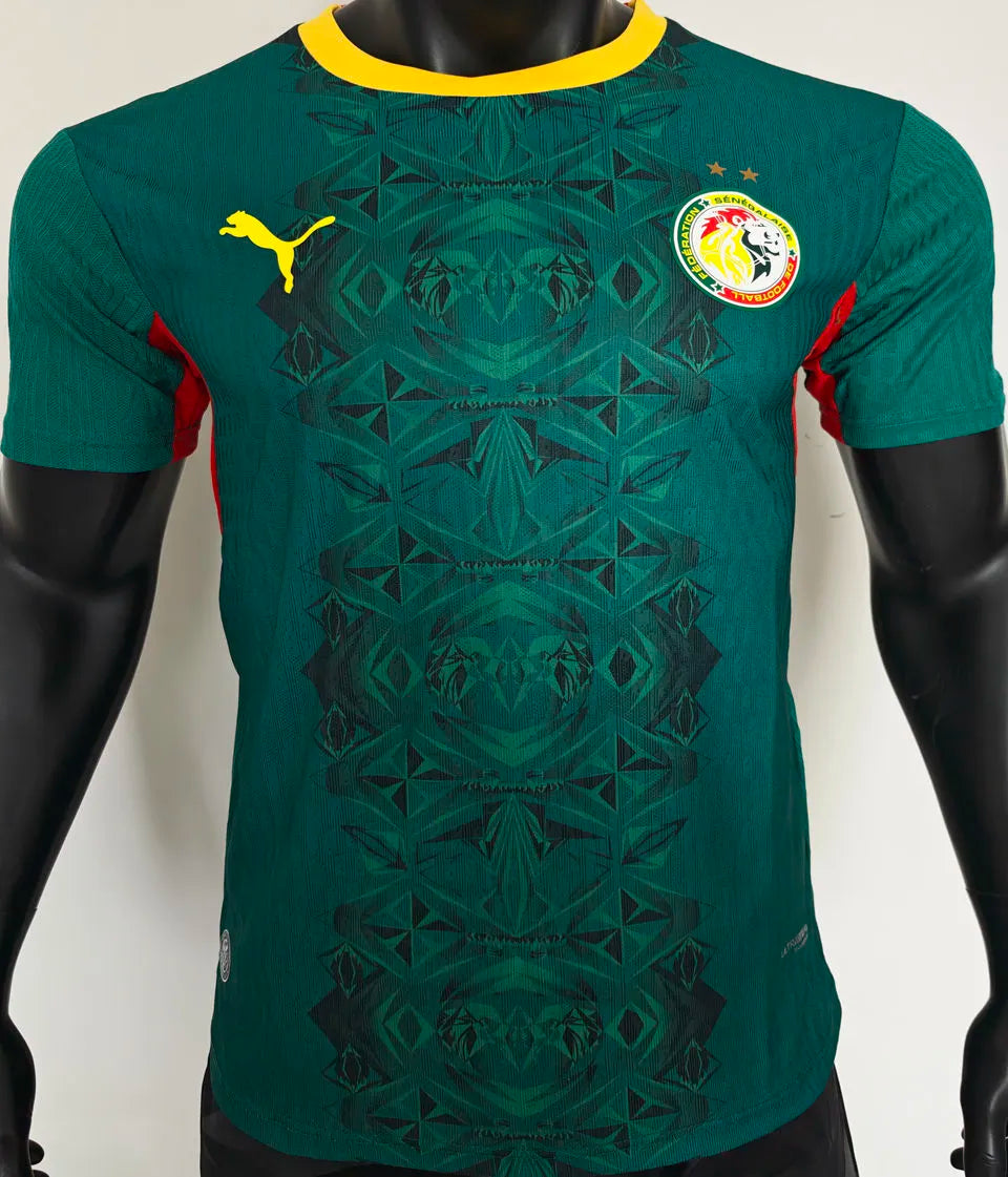 2026/27 Senegal Away Green Player Version Soccer Jersey 2 星 Front