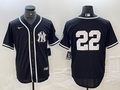 Men's New York Yankees Juan Soto #22 Black Limited Name Jerseys