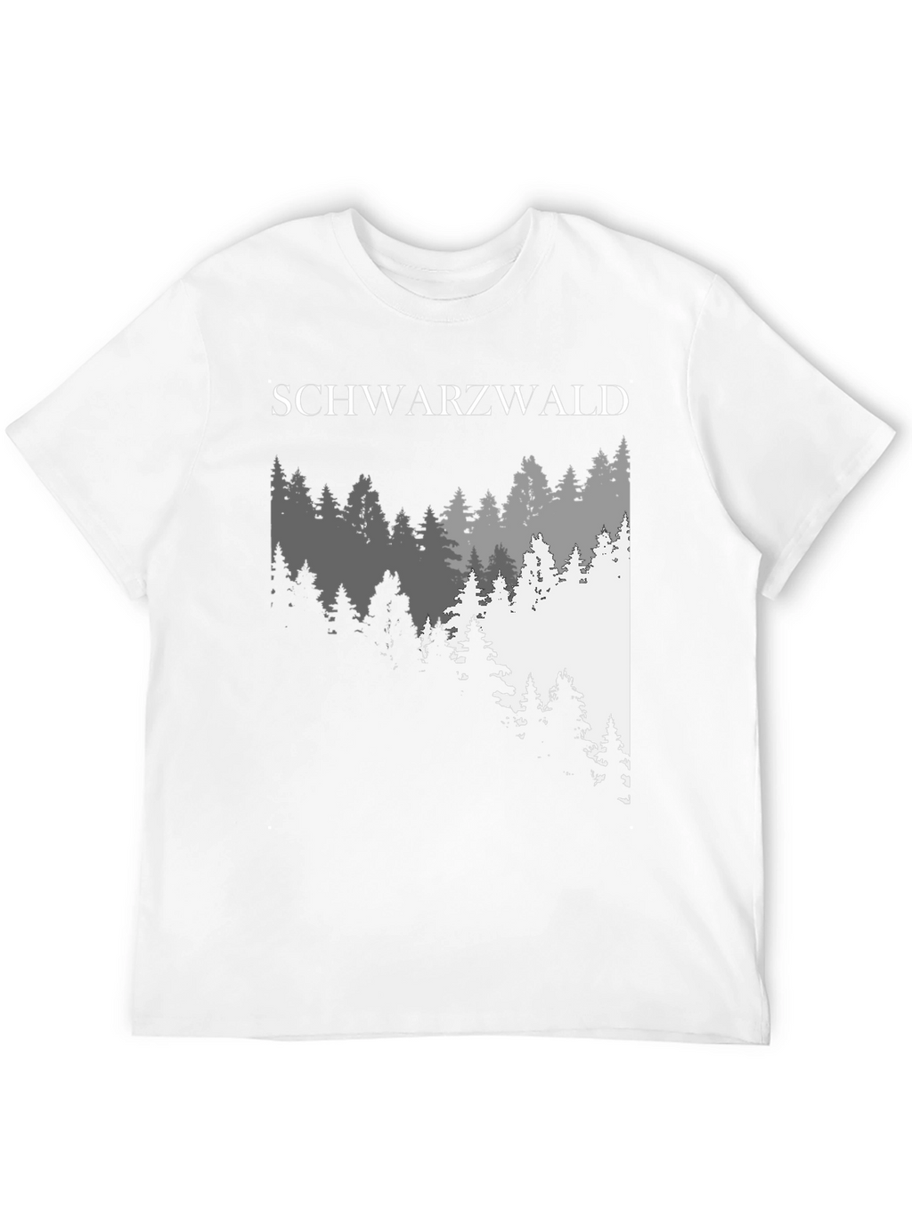 Schwarzwald Forest Graphic Tee - Black