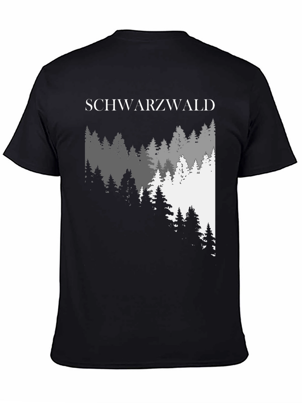 Schwarzwald Forest Graphic Tee - Black