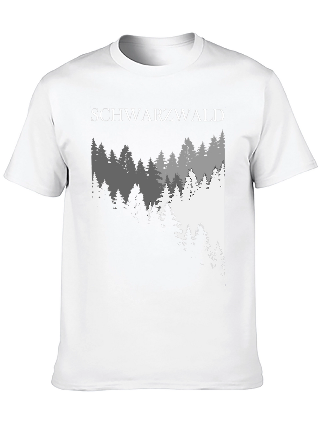 Schwarzwald Forest Graphic Tee - Black