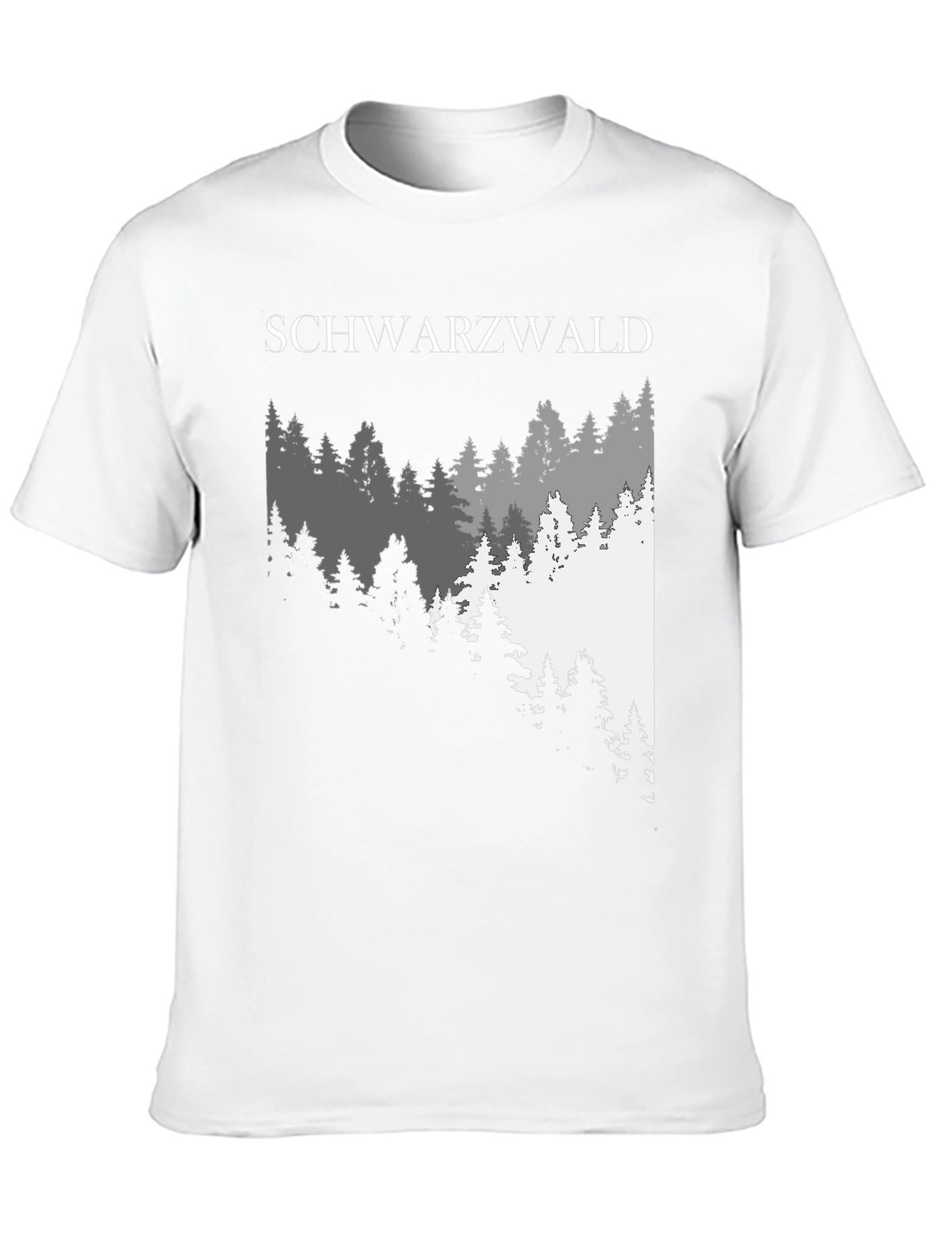 Schwarzwald Forest Graphic Tee - Black