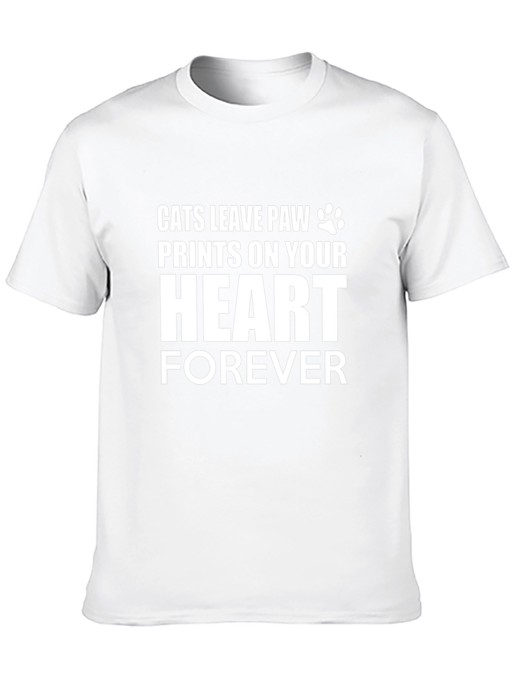 Cats Leave Paw Prints T-Shirt