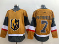 Men's Vegas Golden Knights Alex Pietrangelo #7 Gold Home Primegreen Authentic Player Jerseys