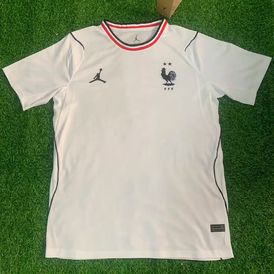 2026/27 France Jordan Version White Fans Soccer Jersey Front
