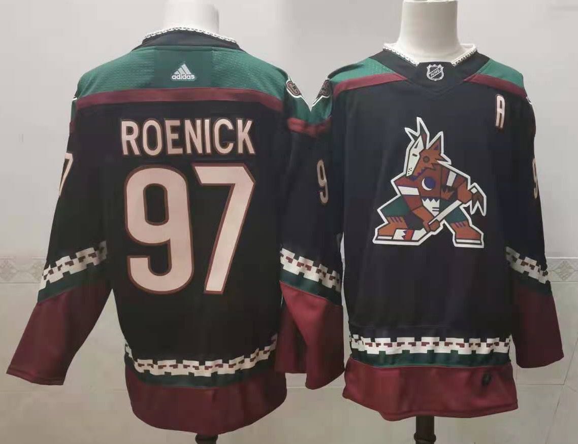 Men's Arizona Coyotes Jeremy Roenick #97 Black Home Breakaway Jerseys