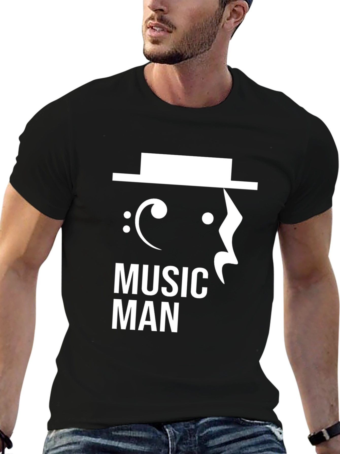 Music Man Graphic Tee - Stylish Musician T-Shirt