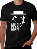 Music Man Graphic Tee - Stylish Musician T-Shirt