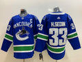Men's Vancouver Canucks Henrik Sedin #33 Blue Home Breakaway Player Jerseys