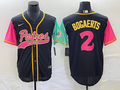 Men's San Diego Padres Xander Bogaerts #2 Black City Connect Replica Player Jerseys Joint Edition