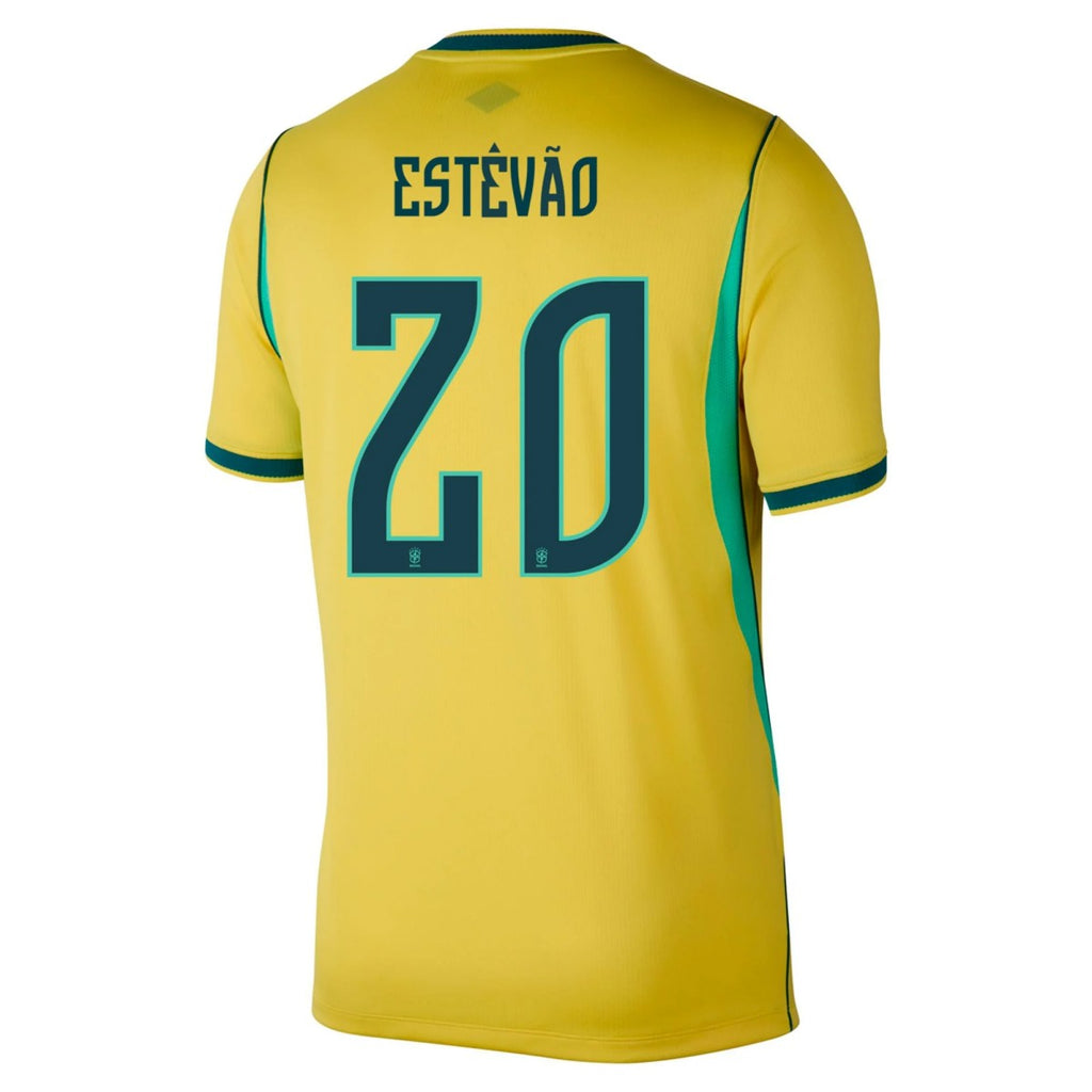 ESTÊVÃO #20 Brazil Home Jersey World Cup 2026 Front