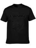 Own Valentine Black Graphic Tee