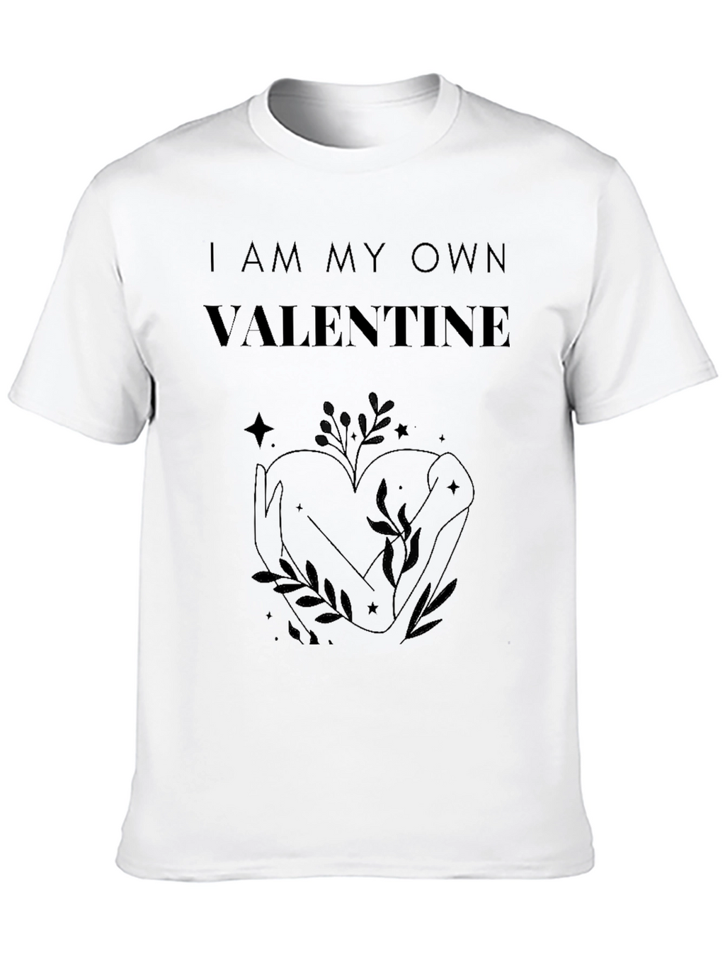 Own Valentine Black Graphic Tee