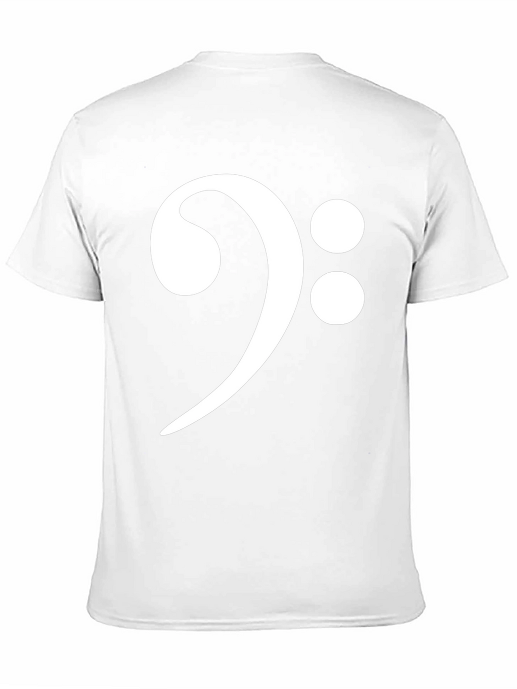 Bass Clef Graphic T-Shirt - Black