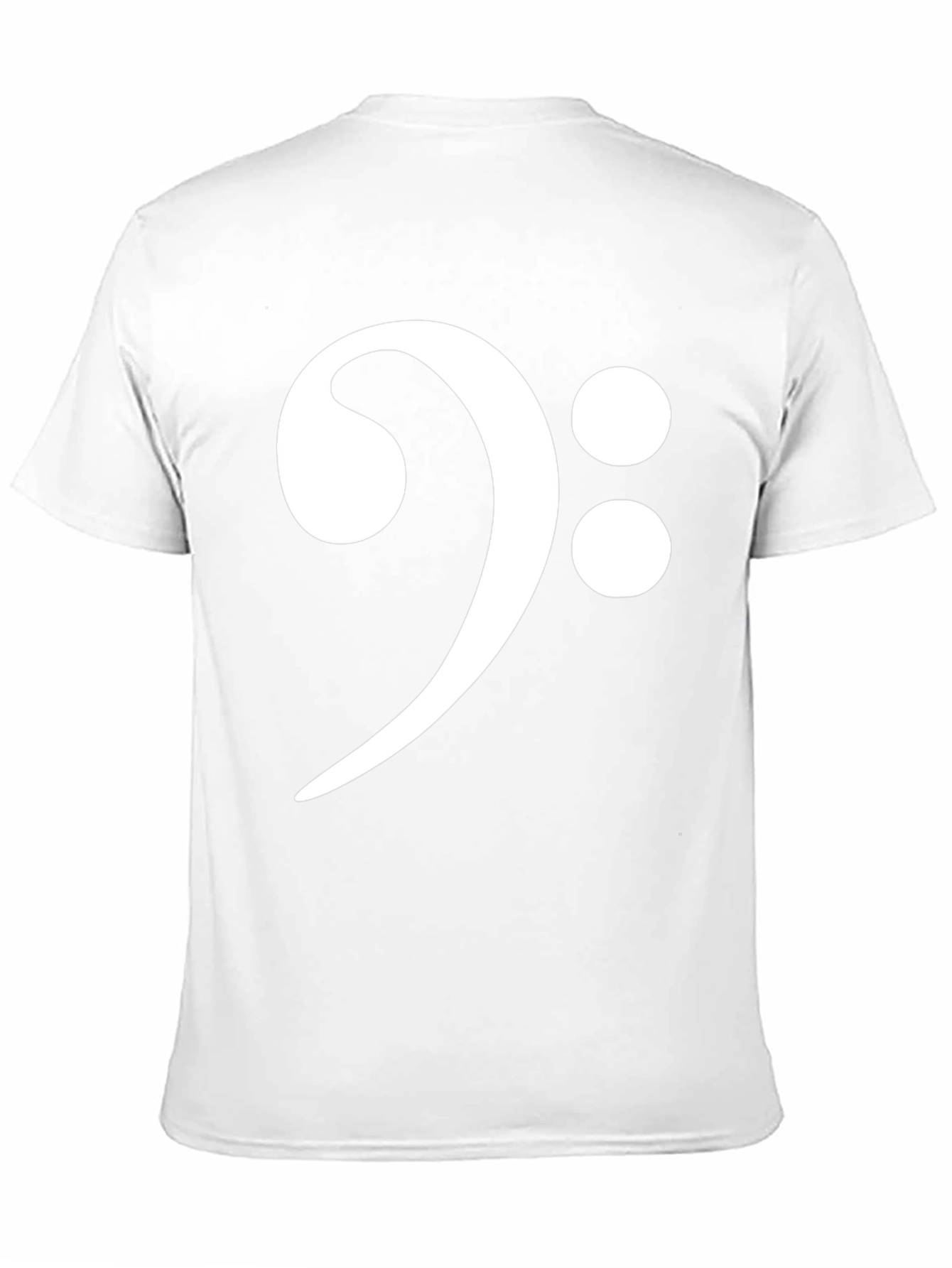 Bass Clef Graphic T-Shirt - Black