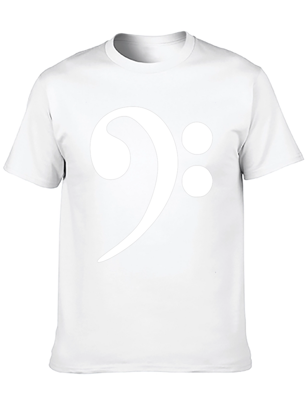Bass Clef Graphic T-Shirt - Black