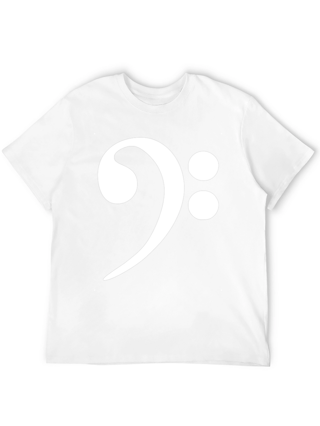 Bass Clef Graphic T-Shirt - Black