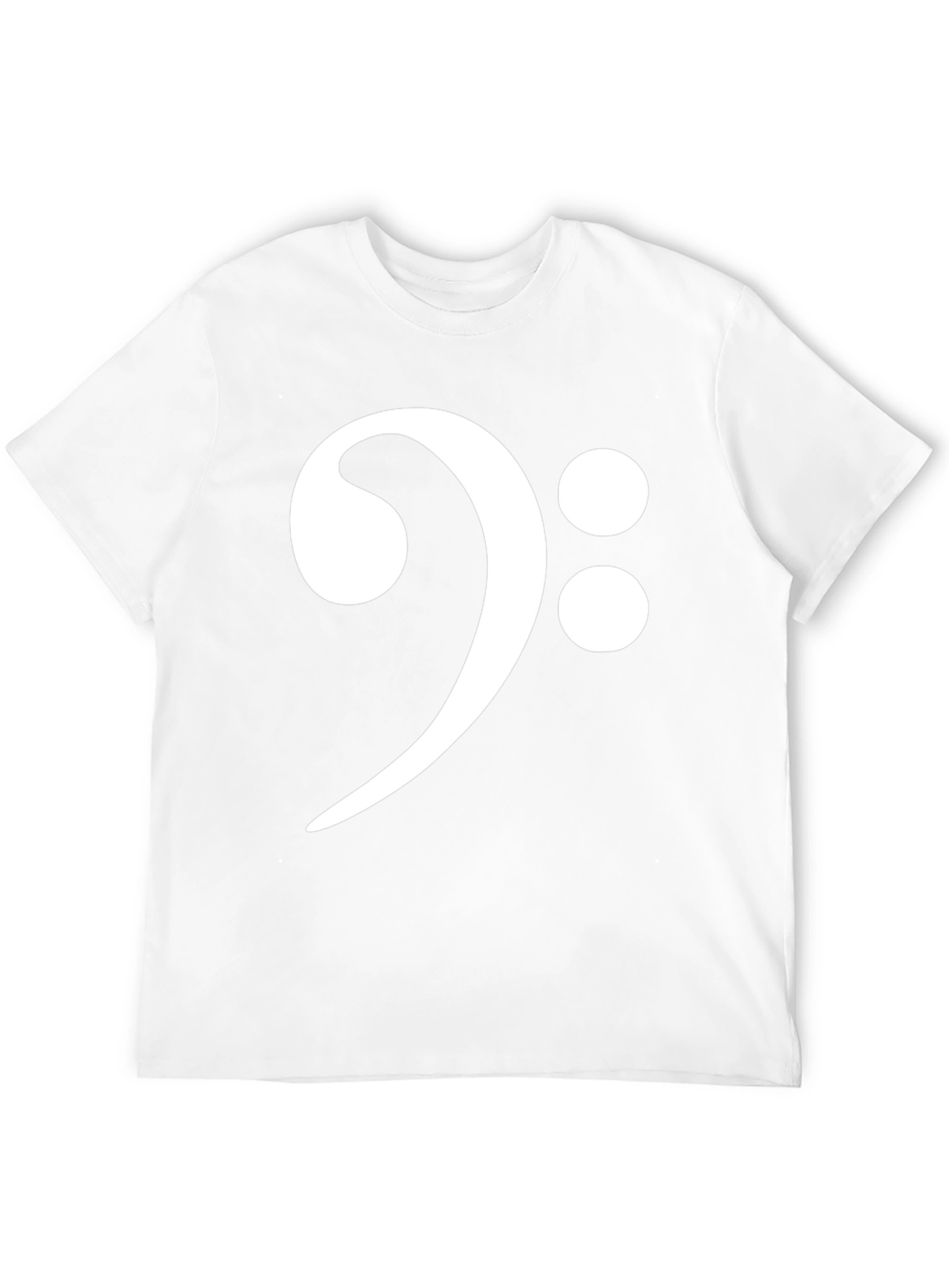 Bass Clef Graphic T-Shirt - Black