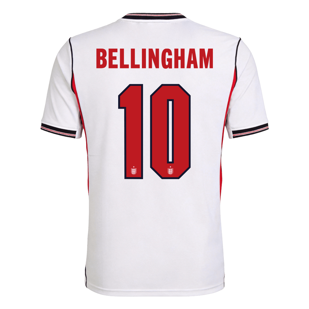 BELLINGHAM #10 England Home Soccer Jersey World Cup 2026 White Back
