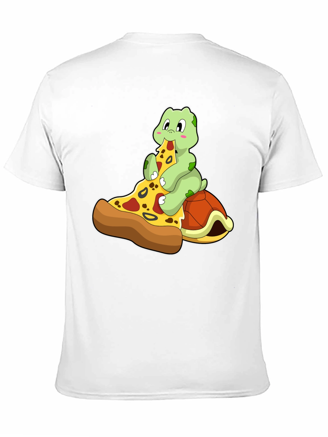 Turtle Pizza Lover Graphic Tee - Fun Novelty T-Shirt