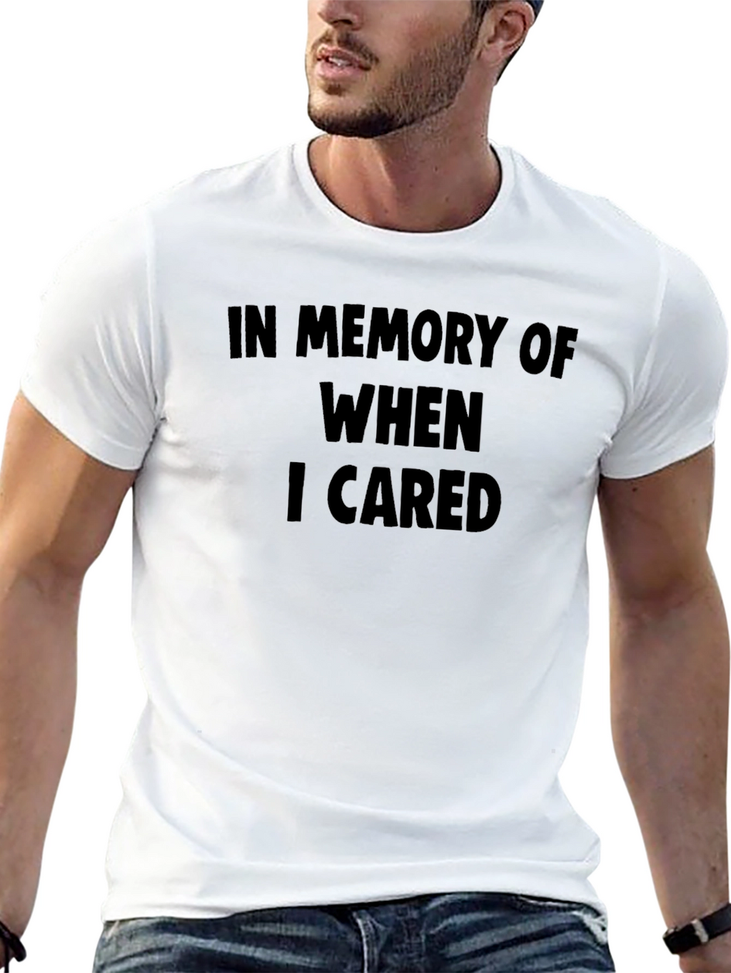 In Memory of When I Cared Graphic Tee