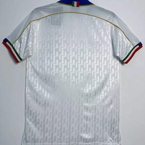 1995 Italy Away White Retro Soccer Jersey Back