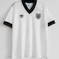 1984/1987 England Home White Retro Soccer Jersey Item NO.: 1457374 Front