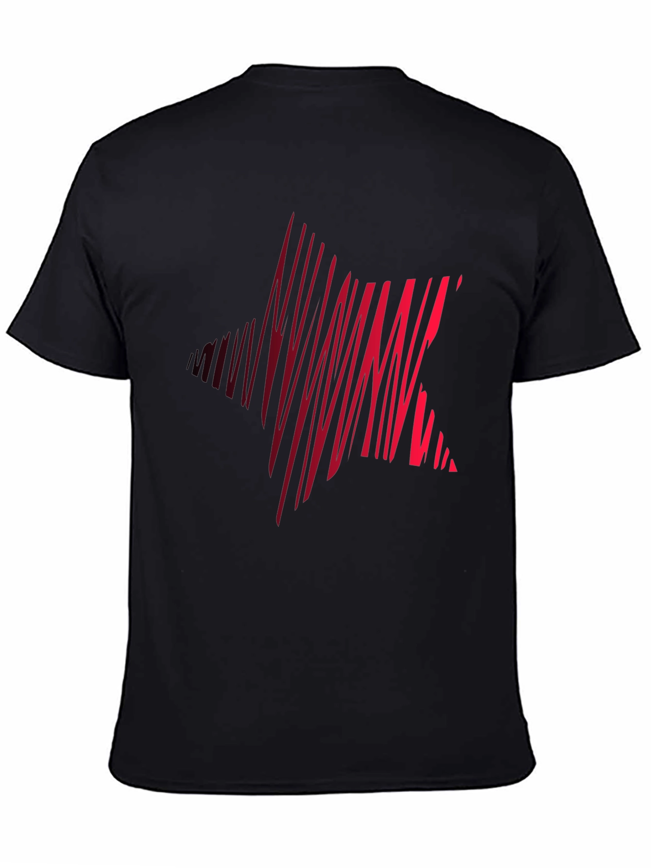 Striking Star Graphic Tee - Mens Black Casual Shirt