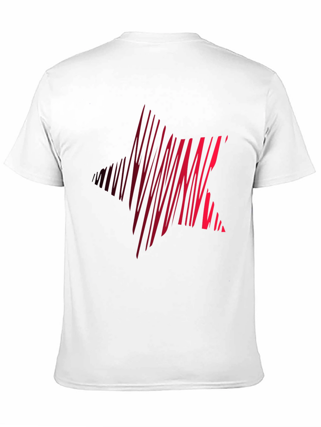 Striking Star Graphic Tee - Mens Black Casual Shirt