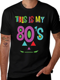 Retro 80s Graphic Tee - Costume Party Shirt