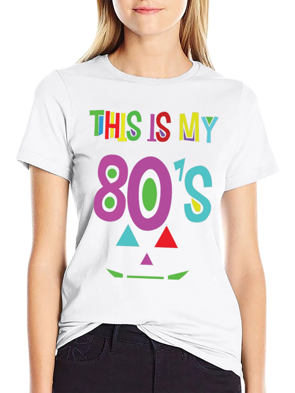 Retro 80s Graphic Tee - Costume Party Shirt